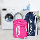 Sylfairy 2 Pack XL Laundry Bag with Strap,Heavy Duty Travel Laundry Bag,Rip-Stop Dirty Clothes Shoulder Bag with Drawstring,Easy Fit a Laundry Hamper or Basket Travel Essentials by TinyTreasures Baby Boutique