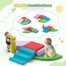 Lischwert Foam Climbing Blocks for Toddlers 1-3, 6pcs Soft Play Set with Crawling Exploration Toys, Indoor Outdoor Infant Safe Blocks for Baby Gym Toddler Playground by TinyTreasures Baby Boutique