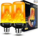Hompavo 【Upgraded】 LED Flame Light Bulbs, 4 Modes Flickering Light Bulbs with Upside Down Effect, E26/E27 Flame Bulb for Halloween Christmas Party Patio Porch Home Indoor & Outdoor Decorations - 2 by GreenHaven Gardens