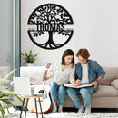 Metal Signs Customized, Tree of Life Metal Signs, Personalized Family Name Sign, Outdoor Metal Wall Art, Metal Tree Wall Decor, Porch Signs Outdoor, Housewarming Gift, Rustic Home Decor by CozyNest Decor
