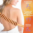 Curved Wood Therapy Massage Roller Tools,Lymphatic Drainage, Cellulite Massage & Wooden Muscle Roller Stick for Waist and Thigh, Stomach Rolling Massager Tool （with White Box） by CozyNest Decor