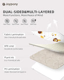 Baby Play Mat 59x71 Inch, 2 in 1 Fabric & XPE Dual-Sided Design Foldable Play Mats for Babies and Toddlers, Waterproof & Anti-Slip Baby Mat for Floor, Portable Baby Foam Crawling Mat with Travel Bag by TinyTreasures Baby Boutique