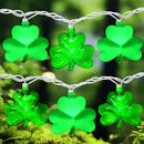 8.5Ft Shamrock String Lights, St Patrick's Day Decorations Light with 10 LED Green Lucky Clover Lights Outdoor Waterproof, UL Certified for Home Garden St. Patrick's Day Party Decorations, White Wire by GreenHaven Gardens
