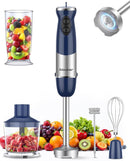 Immersion Blender Handheld 1000W 5 in 1 Corded Stick Hand Blender Kitchen with 12 Speed, BPA-Free, Mixing Beaker, Chopper, Whisk, Milk Frother, Perfect Emulsifier for Soup, Baby Food, Sauce, Puree by TinyTreasures Baby Boutique