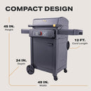 Current® Model G Dual Zone Grill, Smart Electric Outdoor Grill with 200°F to 700°F Range for Searing & Roasting, Digital Precision, Independent Heat Zones, Apartment-Friendly & Weather-Resistant by GreenHaven Gardens