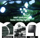 Dailyart Solar String Lights Outdoor, 82ft Cool White Solar String Lights 200 Led Solar Fairy Lights for Outside Waterproof 8 Lighting Mode Solar Lights for Outside,Garden,Courtyards,Trees by GreenHaven Gardens