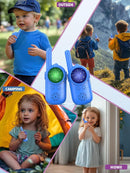 Walkie Talkies for Kids Rechargeable, 3 4 5 Year Old Boy Girl Gifts, 2 Pack Birthday Gifts for 3 4 5 6 7 8 Year Old Boys, Toddler Toys for Indoor Outdoor Games by TinyTreasures Baby Boutique