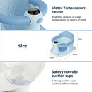 Baby Bath Seat-for Babies 6 Months & up, Water Temperature Display+Soft Cushion, Non-Slip Toddler Bath Seat for Baby, Sit Up Bath Seat for Baby, Blue by TinyTreasures Baby Boutique