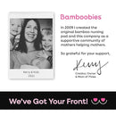 Bamboobies Ultra-Soft Velour Nursing Pads – Reusable, Washable & Leak-Proof – 2 Ultra-Thin and 2 Overnight Pads for Breastfeeding by TinyTreasures Baby Boutique