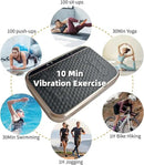 Vibration Plate Fitness Platform Whole Body Exercise Machine with 120 Speed Levels, Lymphatic Drainage, Fat Burning, and Weight Loss, Perfect for Women, Men, and Home Gym Exercise by CozyNest Decor