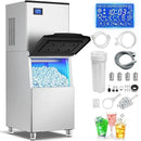 Ice Machine Commercial Ice Maker Machine, 400 Lbs/24H Industrial Ice Machine, 350 Lbs Storage Commercial Ice Machines Free Standing, Cubes Ice Makers Commercial, Restaurant, Cafe, Bar, Hotel by CozyNest Decor