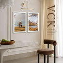 VCK 16x24 Poster Frames Set of 3, White Solid Wood Picture Frame, Textured Exclusive Wall Gallery Frame by CozyNest Decor