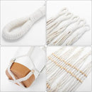 GARDIFE Hanging Planters for Indoor Plants,5Pcs Hanging Basket for Indoor Boho Home Decor,Macrame Plant Hanger,35 Inches,29Inch,23Inch, Ivory,Self Watering Planters, 7/6.5/6/5.5/5 Inch,White&White by GreenHaven Gardens