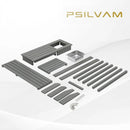 Psilvam Outdoor Potting Bench with Sink for All-Weather Gardens, HDPE Potting Benches for Outside, Planting Table for Garden, Patio and Lawn (Grey) by GreenHaven Gardens
