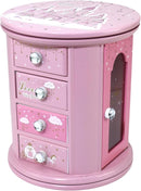 Pink Princess Castle Jewelry Box for Girls & Kids - Organizer Gift by TinyTreasures Baby Boutique