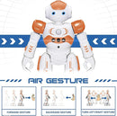 KingsDragon RC Robot Toys for Kids, Gesture & Sensing Programmable Remote Control Smart Robot for Age 3 4 5 6 7 8 Year Old Boys Girls Birthday Gift Present,Orange by TinyTreasures Baby Boutique