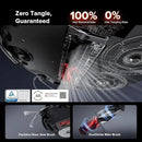 roborock Saros 10R Robot Vacuum and Mop, 22,000 Pa Suction, Zero-Tangling, 3.14’’ Ultra Slim, FlexiArm Riser Technology for Carpet & Floor, Corner & Edge Cleaning, Self-Emptying, Hot Air Drying, Black by CozyNest Decor