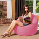 Posh Beanbags Bean Bag Chair, X-Large-48in, Solid Pink by TinyTreasures Baby Boutique