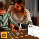 LED Acrylic Message Board, Light Up Acrylic Dry Erase Board with 7-Color Light, LED Note Board with Colors for Kids, Glow Memo Message Writing Board with Light, Drawing Stencils Set Included by TinyTreasures Baby Boutique