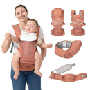 BabbleRoo Grow Carrier – Safety-Certified 6-in-1 Baby Carrier with Hip Seat, Ergonomic & Adjustable Toddler Carrier 7-50 lbs with Hip Support, Hood for Sun Protection, Newborn to Toddler,Kangaroo Rose by TinyTreasures Baby Boutique