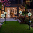 VCUTEKA Mosaic Solar Light, Solar Garden Decorative Lights Outdoor Waterproof LED Pathway Stake Light for Landscape Patio Yard Deck Walkway Decoration, 2 Pack by CozyNest Decor