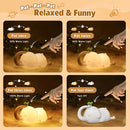 Silicone Elephant Night Light for Kids - 3-Level Dimmable & Rechargeable LED Lamp, Touch Control Soft Animal Light for Nursery, Baby Room Decor by TinyTreasures Baby Boutique