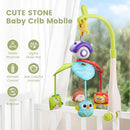 CUTE STONE Baby Crib Mobile with Music and Lights, Nursery Crib Mobile with Remote Control, Detachable Hanging Mobile for 3+ Months Newborn Babies, Fits Cribs and Strollers by TinyTreasures Baby Boutique