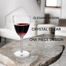 Oojami Elegant Plastic Champagne Flutes - 32 PCS, 7.8oz Disposable & Reusable Wine Glasses - Perfect for Home, Parties, Weddings, Birthdays & Celebrations (32, Clear) by CozyNest Decor