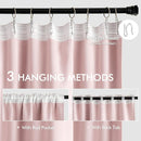 MIULEE Baby Pink Back Tab Blackout Curtains 108 Inch Long 2 Panels Set for Living Room Bedroom Privacy, Rod Pocket/Pinch Pleated Extra Long Thermal Insulated Room Darkening Light Blocking Drapes by TinyTreasures Baby Boutique