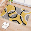 Rugshop Contemporary Abstract Circles Easy Maintenance for Home Office,Living Room,Bedroom,Kitchen Soft Area Rug 2' x 3' Yellow by TinyTreasures Baby Boutique