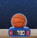 LEXiBOOK - Basketball - Basketball Nightlight Alarm Clock, Sounds and Melodies, LCD Backlit Screen, Luminous, Snooze, Blue/Orange, RL800BA by TinyTreasures Baby Boutique