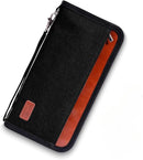 Real Leather Wallet RFID Family Passport Holder Waterproof Travel Essentials (Black) by TinyTreasures Baby Boutique