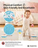 Baby Play Mat,79"X71"X0.6"Extra Large Thick Reversible Foldable Play Mats for Babies and Toddlers,Waterproof Anti-Slip Portable Baby Floor Mat for Tummy Time,Baby Mat for Floor with Travel Bag by TinyTreasures Baby Boutique