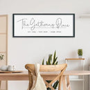 SRSZHIYUE The Gathering Place Sign Wall Decor Art 32"×12" for Large Kitchen Dining Room Wood Framed Wall Hanging (Black) by CozyNest Decor
