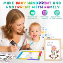 Sortnic 75ml Brown Baby Hand and Footprint Ink Kit, Baby Handprint Footprint Paint for Newborn Keepsake, Dog Cat Paw Print Kit, Washable, Non Toxic Acid-Free, Safe Gentle for Ideal New Mom Gifts by TinyTreasures Baby Boutique