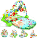 CUTE STONE Baby Gym Play Mat, Play Piano Gym with Tummy Time Activity Mat, Musical Activity Center for Infants Toddlers by TinyTreasures Baby Boutique