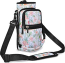 25/32/40/64oz Water Bottle Bag Holder Carrier-Insulated Crossbody Sling Case Sleeve with Strap & Pockets for Men Women Gym Cycling Travel Walking Hiking Camping by TinyTreasures Baby Boutique