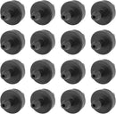 METALLIXITY Pressure Compensating Dripper, (2.6 Gallon Per Hour) 50Pcs, Plastic Irrigation Drip Emitters - for Watering Garden Lawn Plants, Black by GreenHaven Gardens