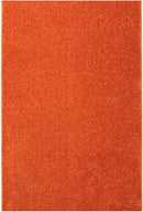 KOECKRITZ Soft and Colorful Kids Classroom Area Rugs (Passes Flammability Pill Test) Many Sizes and Bright Colors to Select from (4' x 4', Tangerine) by CozyNest Decor