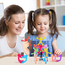 12 PCS Magnetic Travel Toys for Kids, Creative, Portable and Educational, Magnetic-People-Magnet-Men: Cute Robot & Funny Magnets, Small Fidget Toys for Classroom Prizes, Easter Egg Stuffers, Office by TinyTreasures Baby Boutique