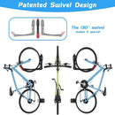 WALMANN BIKEPAL No Lifting Wall Mounted Swivel Bike Rack, Bike Wall Hangers for Garage Space Saving Vertical Bike Storage(1 Pack) by GreenHaven Gardens