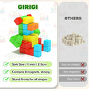 40pcs Magnetic Blocks for Toddler Toys, Magnetic Cubes Building Blocks Classroom Must Haves, STEM Preschool Sensory Magnet Toys for 3 4 5 6 Year Old Boys and Girls by TinyTreasures Baby Boutique