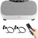 Vibration Plate Exercise Machine, Full Body Shaker Workout Vibration Plate for Lymphatic Drainage Weight Loss, Waver Vibrating Fitness Platform with Resistance Bands, Low Noise Home Fitness for Adults by CozyNest Decor