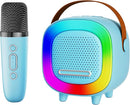 Mini Karaoke Machine Speaker for Kids Adults, Portable Bluetooth with 1 Wireless Microphones, Children's Day Birthday Gift Ideas for Toys for Teens Boys and Girls Aged 4, 5, 6, 7, 8, 9, 10, 11, 12+ by TinyTreasures Baby Boutique
