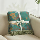 Woven Throw Blanket Cotton Cozy and Soft King Size Blanket Two Side Available Large Bed Blankets All Season Blanket for Couch Bedding (90"x98",01-Cute Bird) by CozyNest Decor