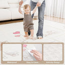 79x71 Baby Play Mat Foldable, Extra Large Foam Play Mat Tummy Time and Crawling Mat, Waterproof & Anti-Slip Reversible Portable Baby Floor Mat for Infant, Toddler by TinyTreasures Baby Boutique