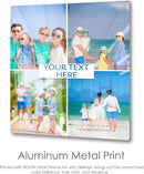 MUNDAZE Custom Collage Metal Poster, Personalized Photo Prints with Text, Glossy Aluminum, Customize with Your Own Pictures, Great Gift for Family, Friends, Ships From USA 18.75" X 15" by TinyTreasures Baby Boutique