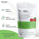 Florasoul® Plant Booster – Organic Vegan Fertilizer for Self-Sufficient Gardeners! All-Purpose, Nutrient-Rich Plant Food for Lush Growth, Vibrant Flowers & Healthy Soil – 100% Natural, Pet-Safe by GreenHaven Gardens