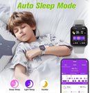 Smart Watch for Kids 1.85" with Fitness Tracker, Sleep Monitor, 22/100+ Sport Modes, DIY Dial, IP68 Waterproof, Step Counter, Heart Rate, Camera, with/Without APP, Gift for 3-12 Years Old Boys Girls by TinyTreasures Baby Boutique