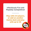 KARMA Card Games for Kids – Kids, Family Games Night, Multi-Player, Screen Free, Travel Games, Playing Cards, What Goes Around, Comes Around, Ages 8+ by TinyTreasures Baby Boutique